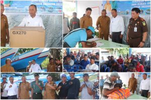 Kelompok Nelayan Malteng Terima 200 Paket Bantuan dari Pj Bupati Rakib Sahubawa